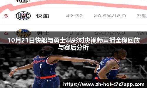 10月21日快船与勇士精彩对决视频直播全程回放与赛后分析