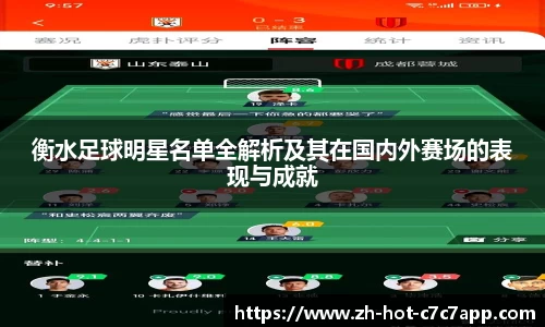 衡水足球明星名单全解析及其在国内外赛场的表现与成就